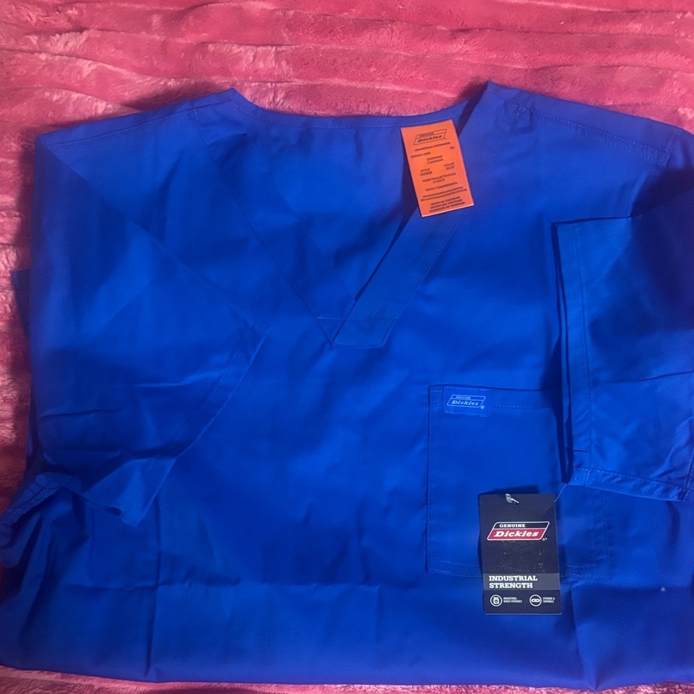 Dickies Royal Blue Medical Scrub Top